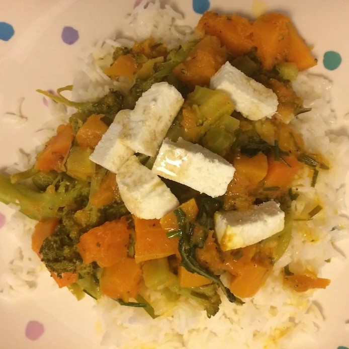 Pumpkin and Broccoli Curry