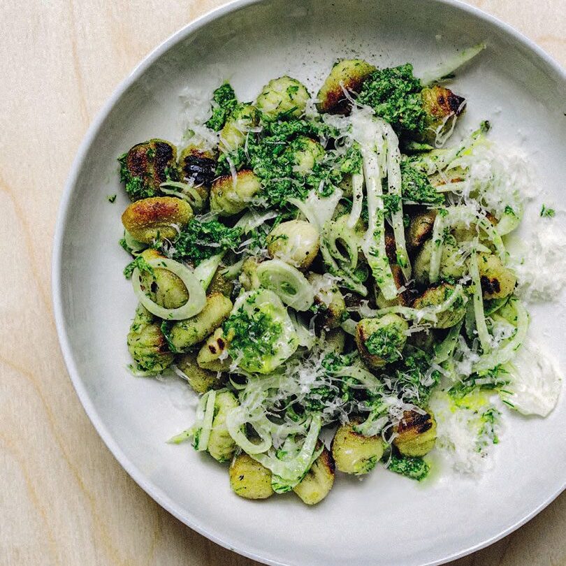 Roast veg and pesto salad